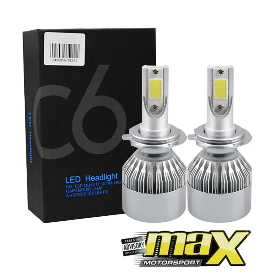 C6 Led Headlight Bulb Kit - H7 1
