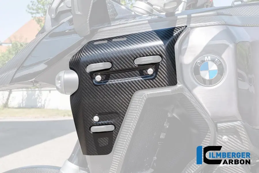 Water Radiator Cover Left With Holes For The Case Holder Carbon Matte R 1300 Gs Adventure 1