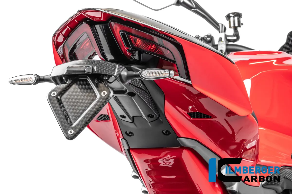 License Plate Holder Carbon Matte Panigale V4 2025 1