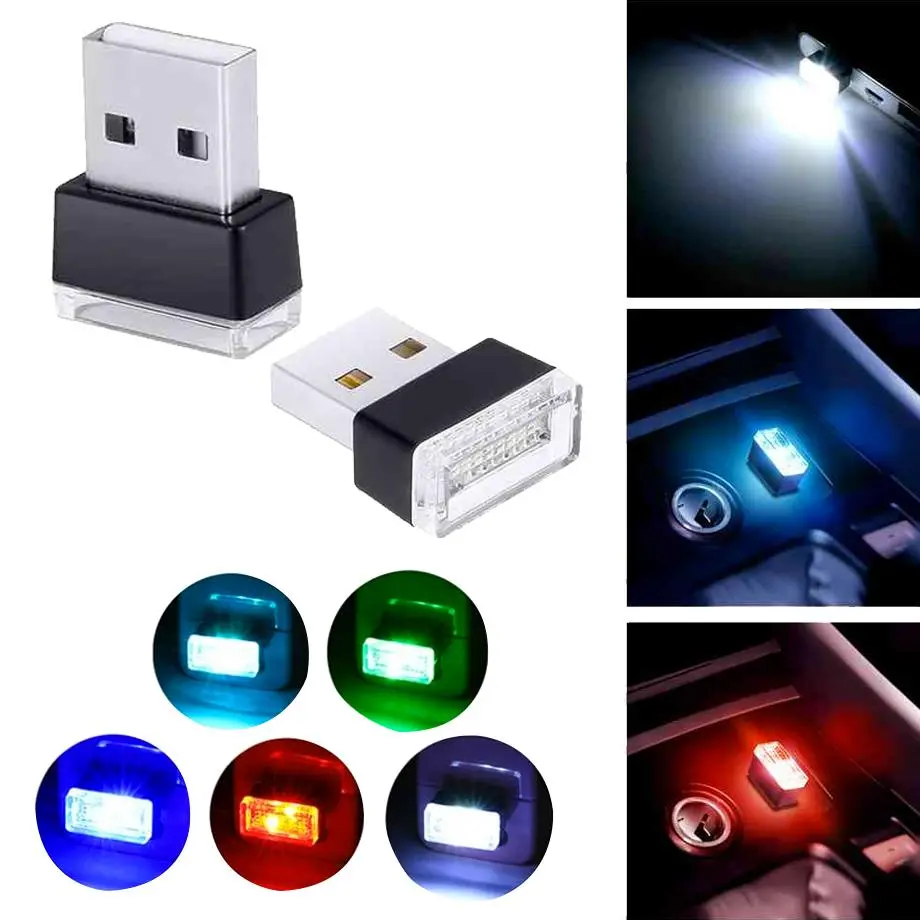 Car Interior Usb Style Led Atmosphere Light 1