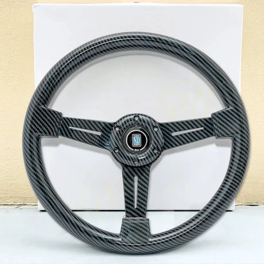 Carbon Racing Style Steering Wheel (350Mm) 1