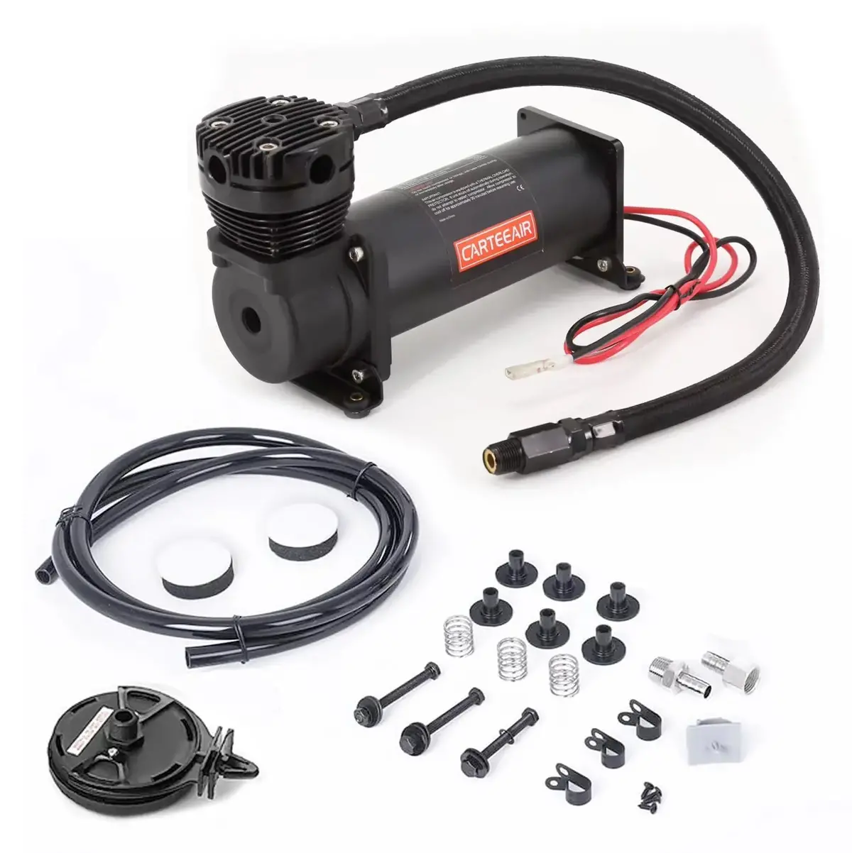 Carteeair 495Sq Super Quiet Air Compressor (Black) 1