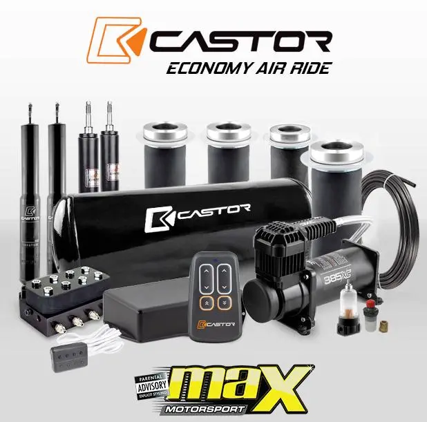Castor Air Ride Economy Air Suspension Kit - Vw Polo 1