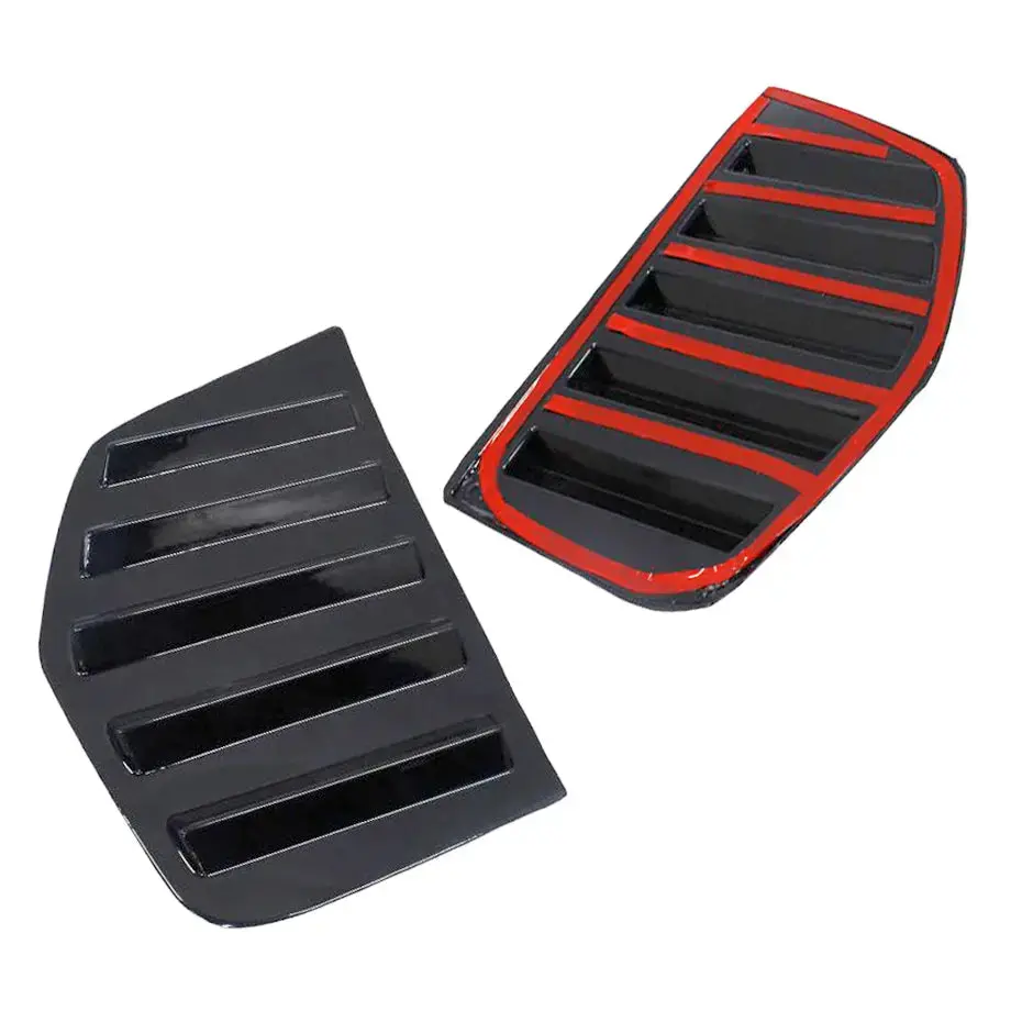 Chev Utility (12-On) Gloss Black Plastic Side Window Louver 1