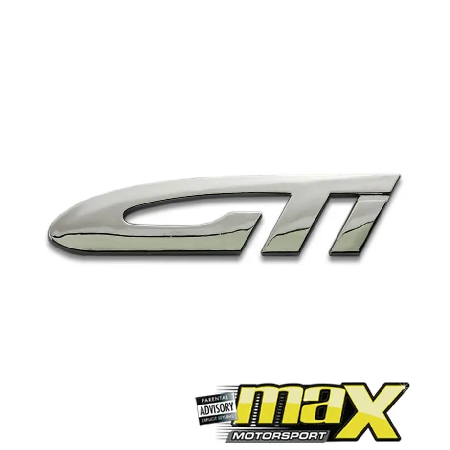 Chrome Gti Badge 1