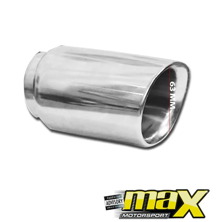 Cowley Single Angled Exhaust Tailpipe (63Mm Outlet) 1