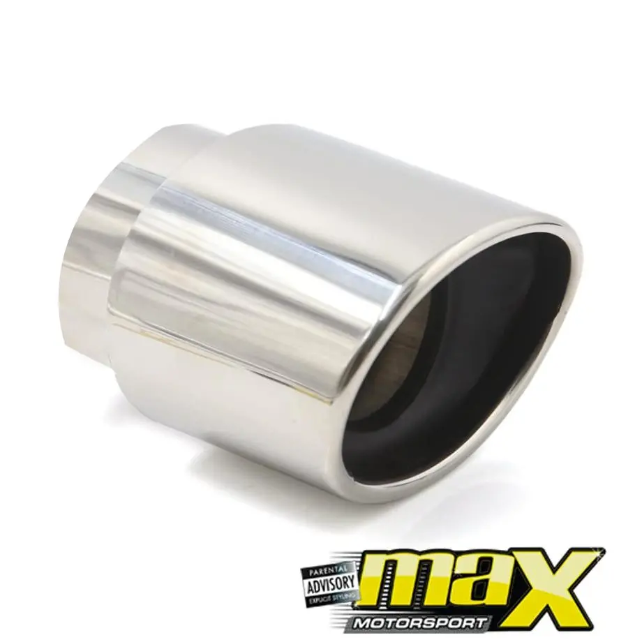 Cowley Single Angled Cut Exhaust Tailpipe (76Mm Outlet) 1