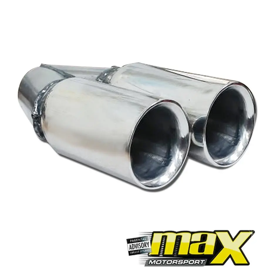 Cowley Twin Step Exhaust Tailpipe (63Mm Outlet) 1