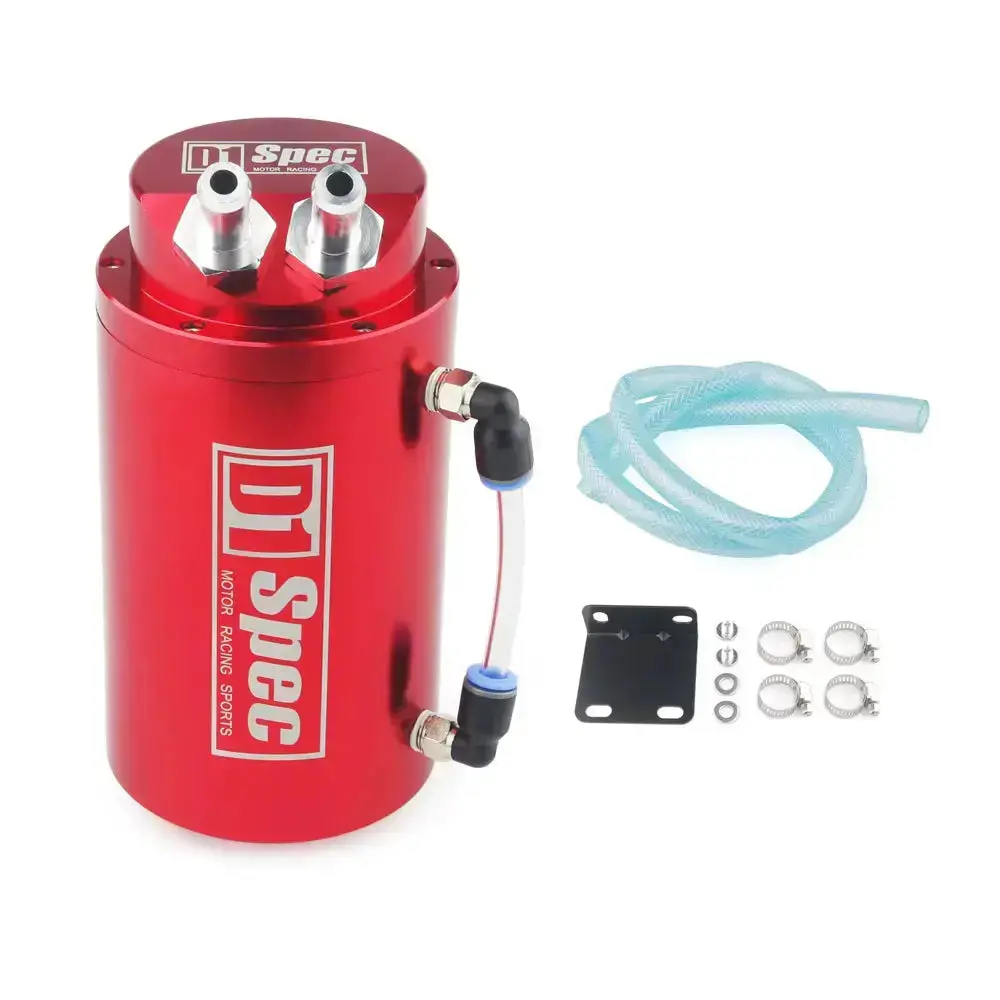 D1 Spec Round Oil Catch Tank (Red) 1