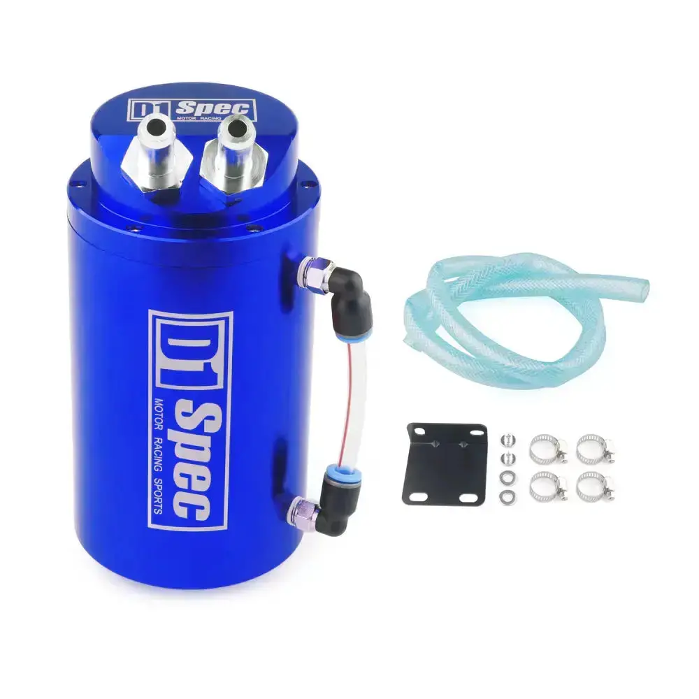 D1 Spec Round Oil Catch Tank (Blue) 1