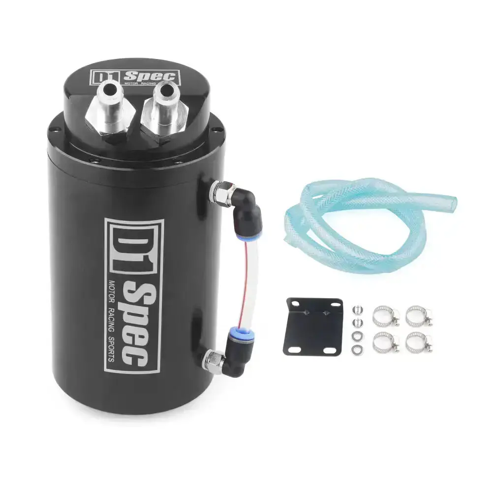 D1 Spec Round Oil Catch Tank (Black) 1