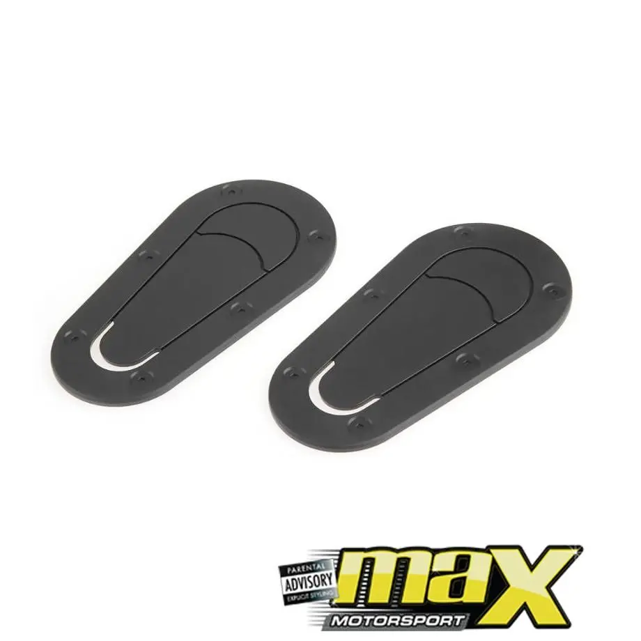 D2 Spec Dummy Bonnet Lock - Matte Black 1