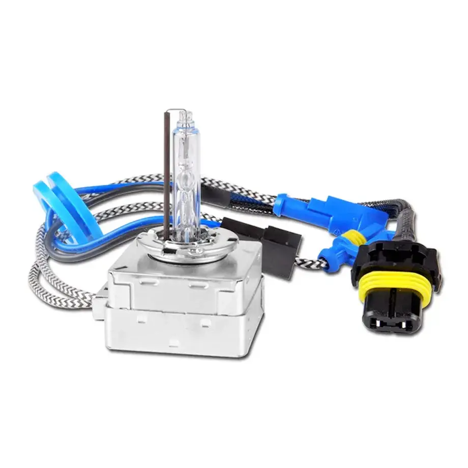 D5s Xenon Headlight Bulb With Wiring (6000K) - Each 1