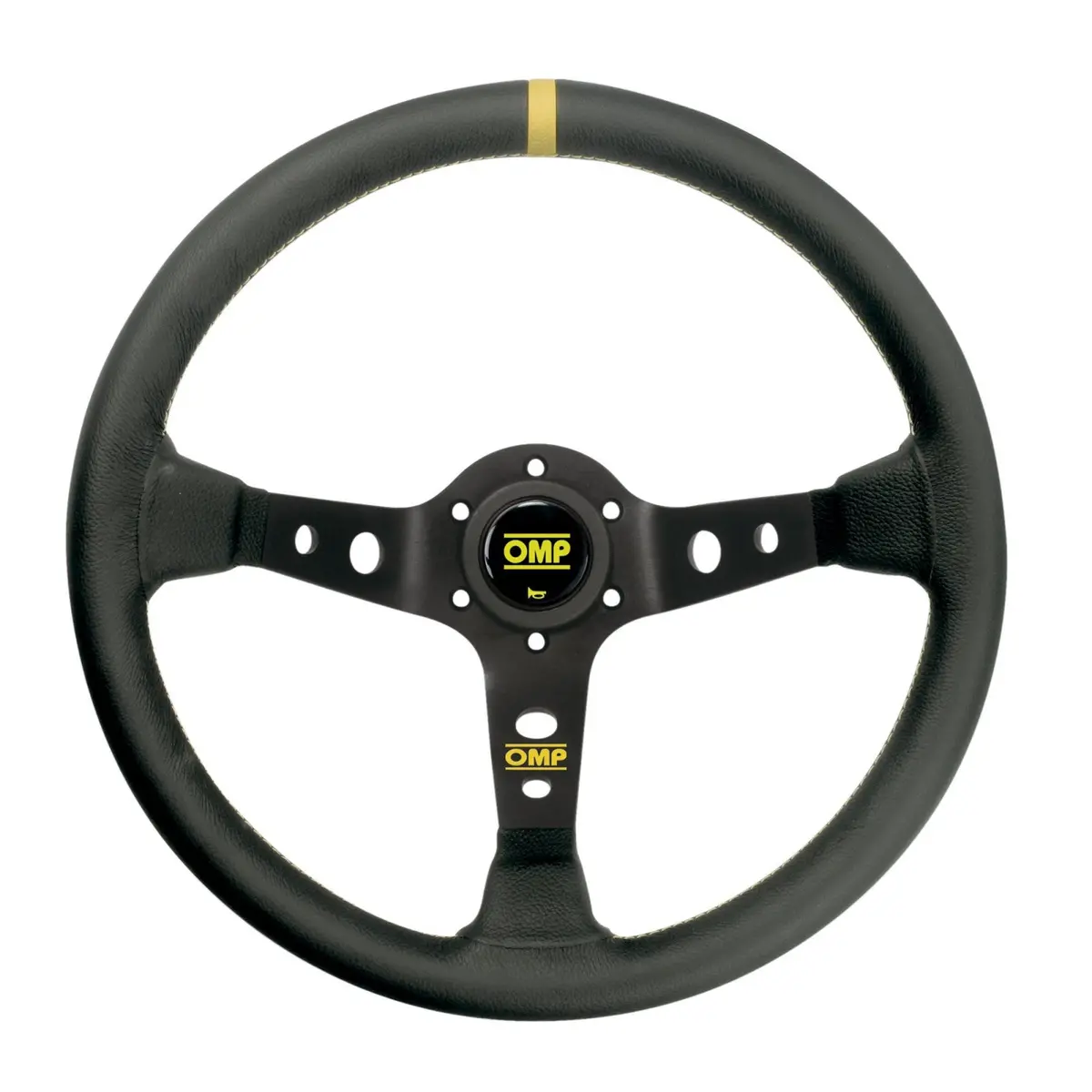 Omp Corsica Liscio Black/Yellow Steering Wheel 1