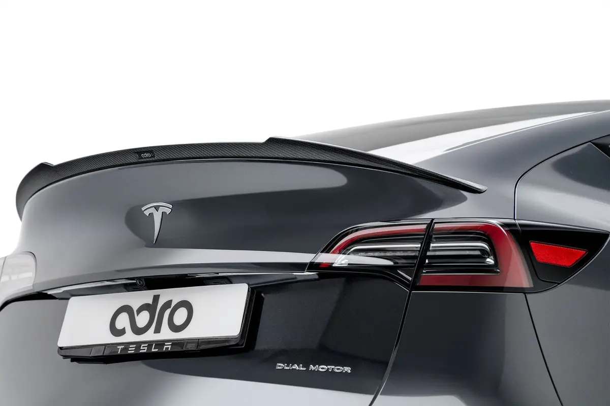 Adro Tesla Model Y Premium Prepreg Carbon Fiber Spoiler 1
