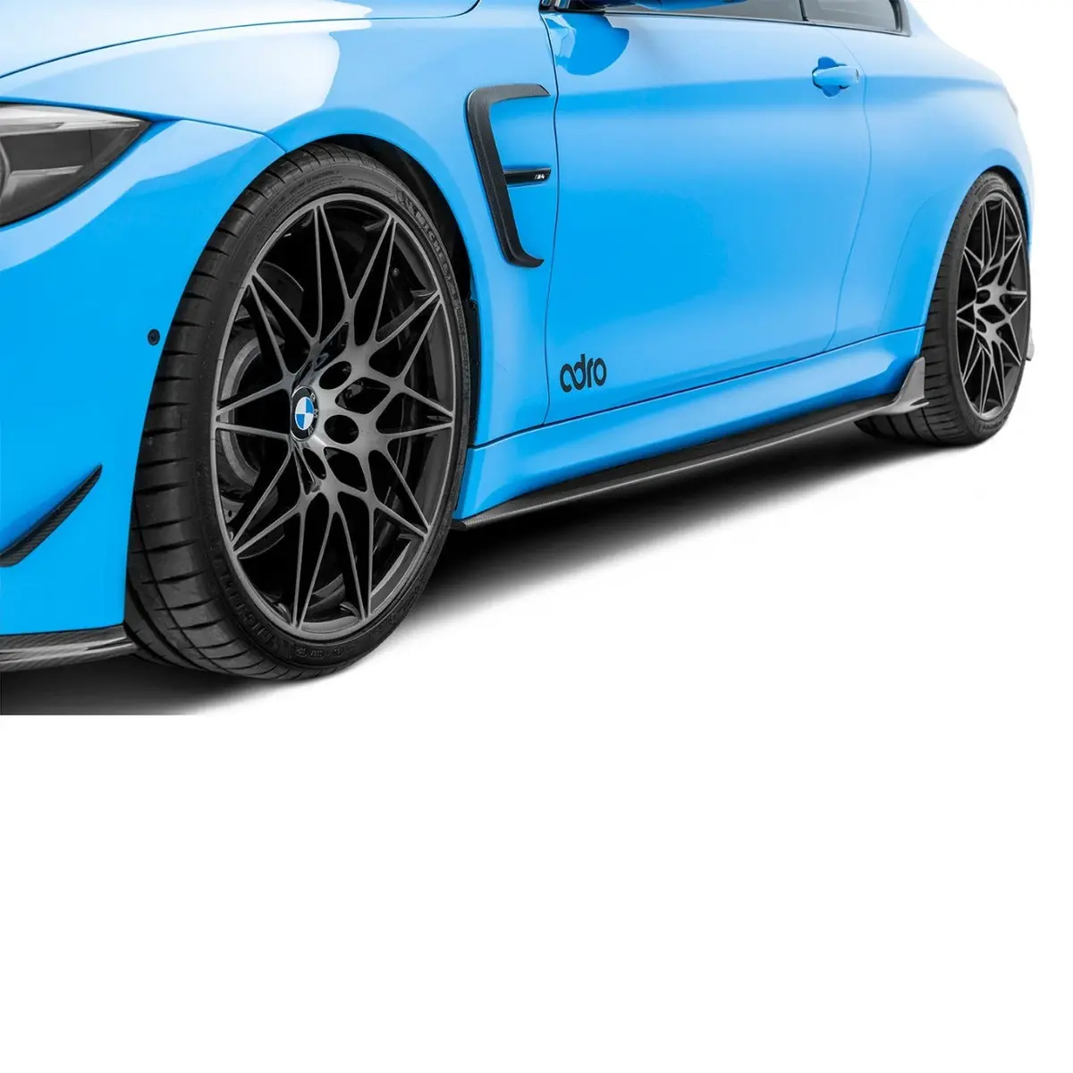 Adro Bmw M4 F82 Carbon Fiber Side Skirts 1