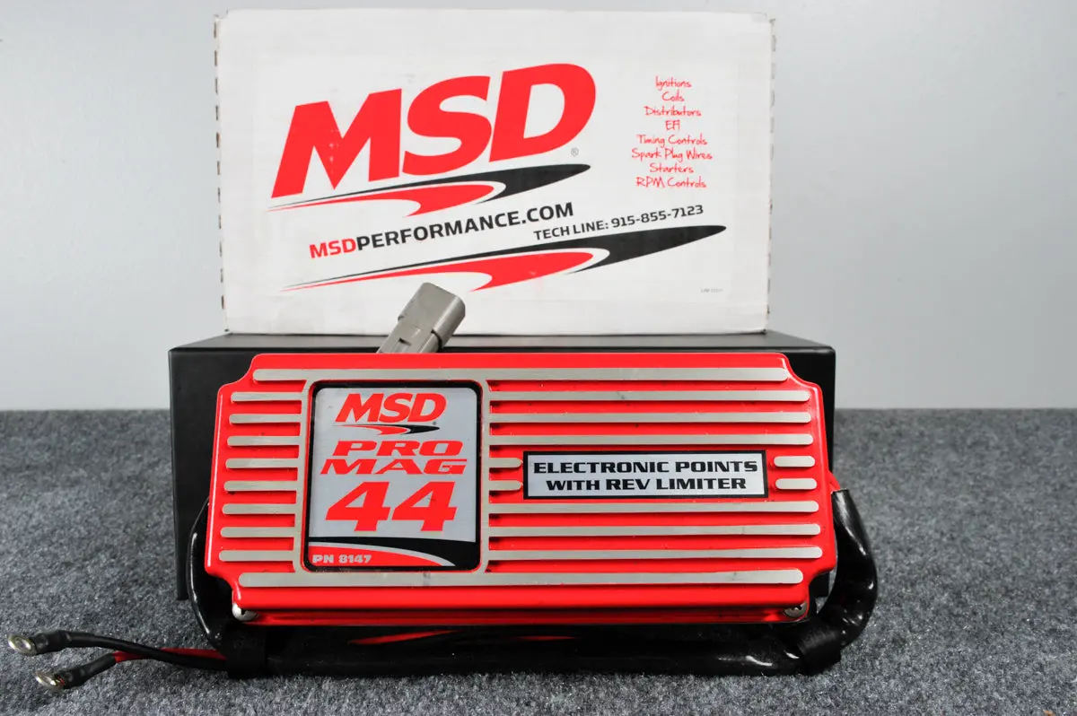 Msd Pro Mag 44 Rev Points Box Used 1