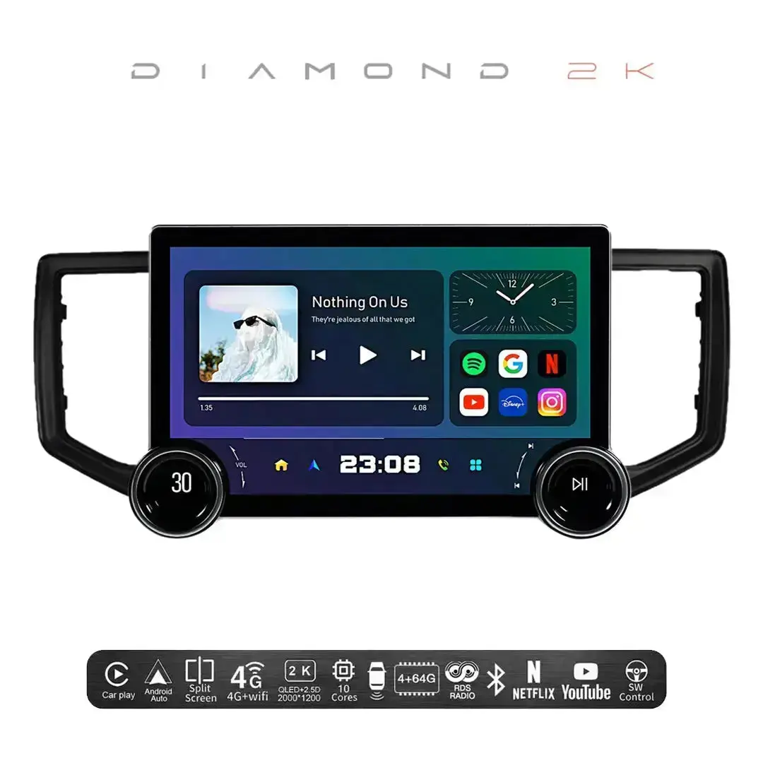 Diamond 2K - 11.5 Inch Dual Knob Android Multimedia Entertainment Unit - Vw Crafter (17-On) 1