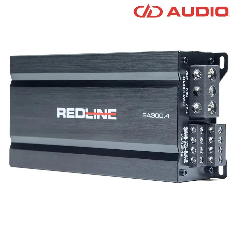 Digital Design Dd-Rl-Sa300.4 Redline 4-Channel Compact Amplifier 4 X 75W Rms 1