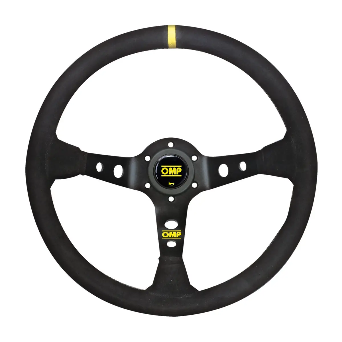 Omp Corsica Scamosciato Black Steering Wheel 1