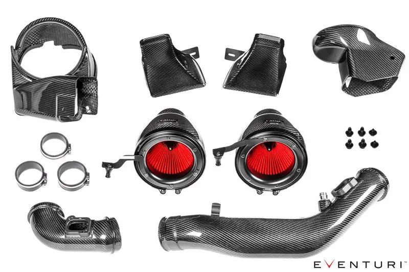Bmw F8x M3/M4 V2 Full Black Carbon Intake With Sealed Carbon Ducts 1