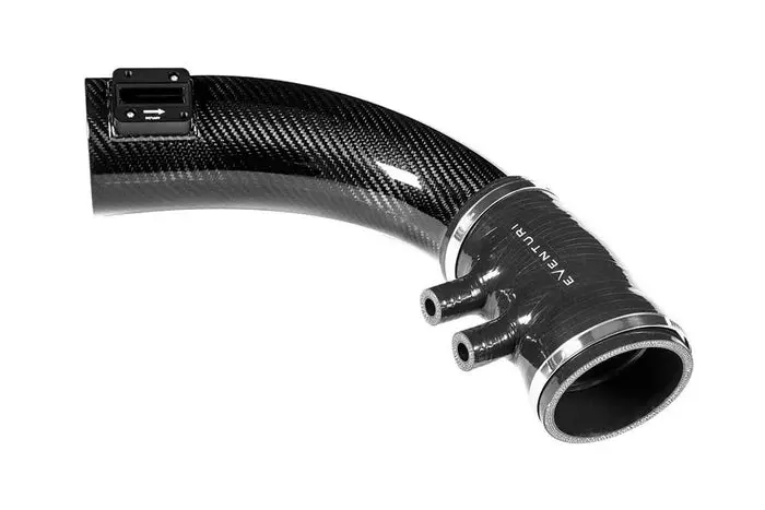 Honda Fk2 Black Carbon Maf-Tube And Silicone Hose 1