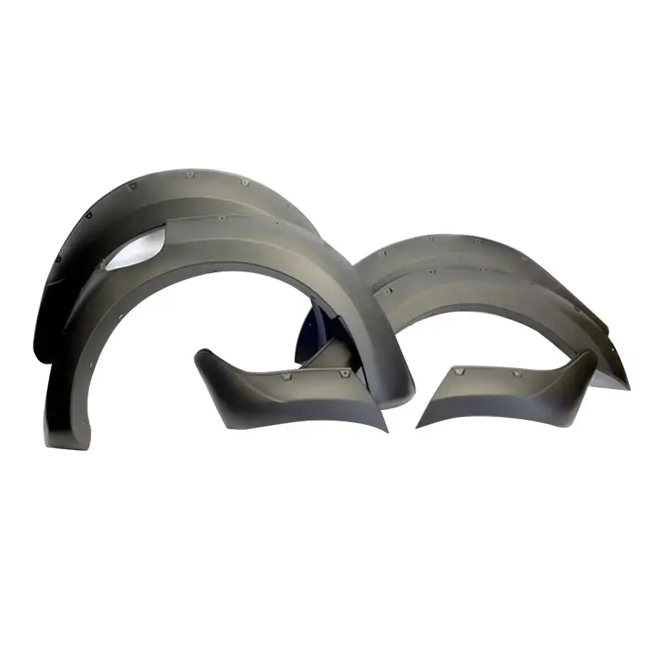 Everest (15-On) Matte Black Smooth Studded Plastic Wheel Arch Kit (9-Inch) 1