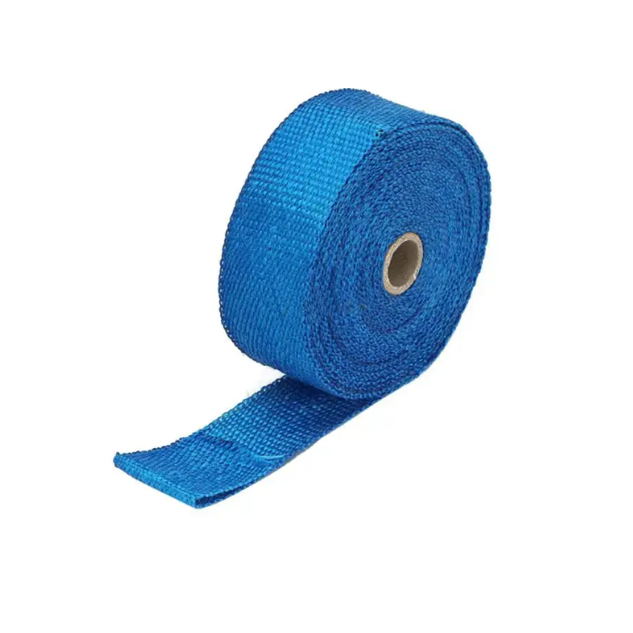 Exhaust Insulation Heat Wrap - Blue (10M) 1