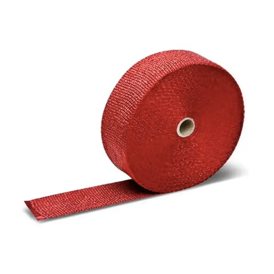 Exhaust Insulation Heat Wrap - Red (10M) 1