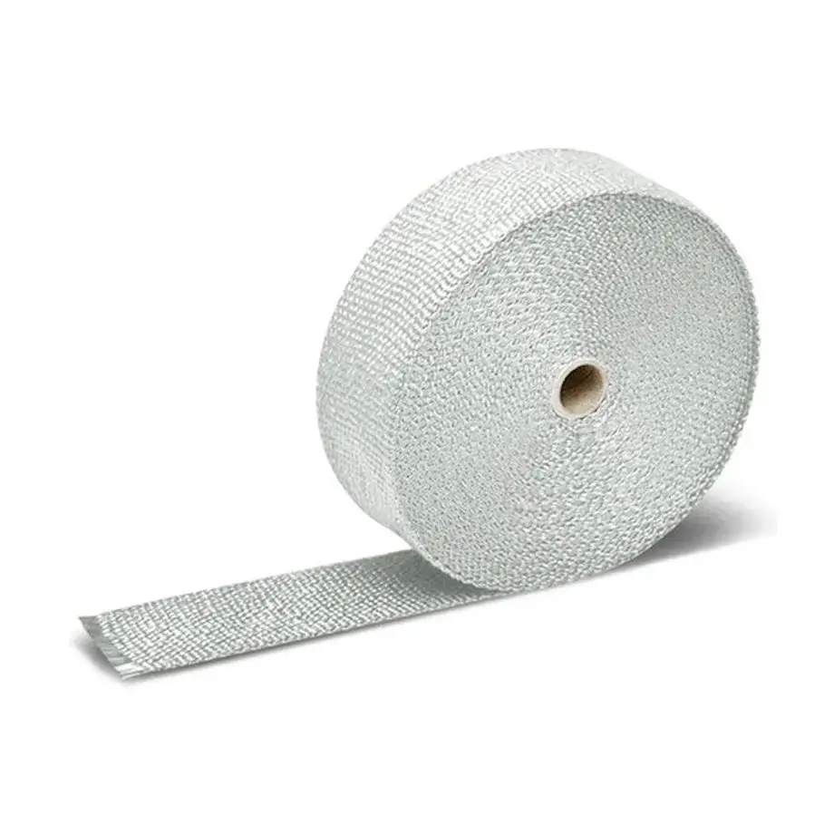 Exhaust Insulation Heat Wrap - White (10M) 1