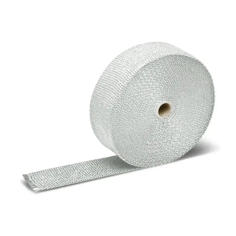 Exhaust Insulation Heat Wrap - White (15M) 1