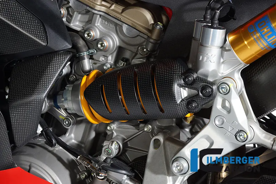 Small Shock Absorber Cover Carbon 1