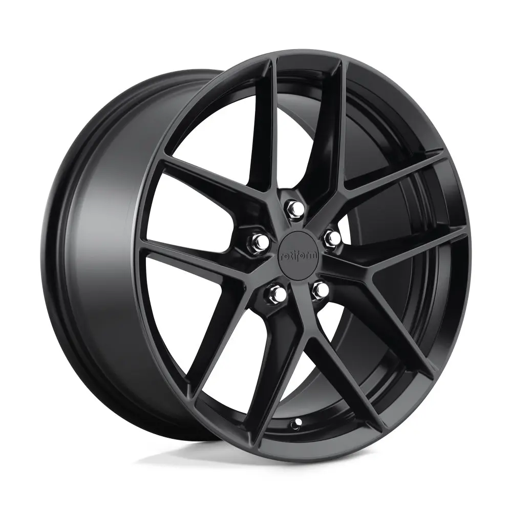 18" Rotiform Flg Matte Black Wheel 1
