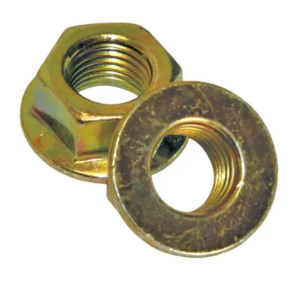 Valve Cover Nut - Flange 1/4-28 1