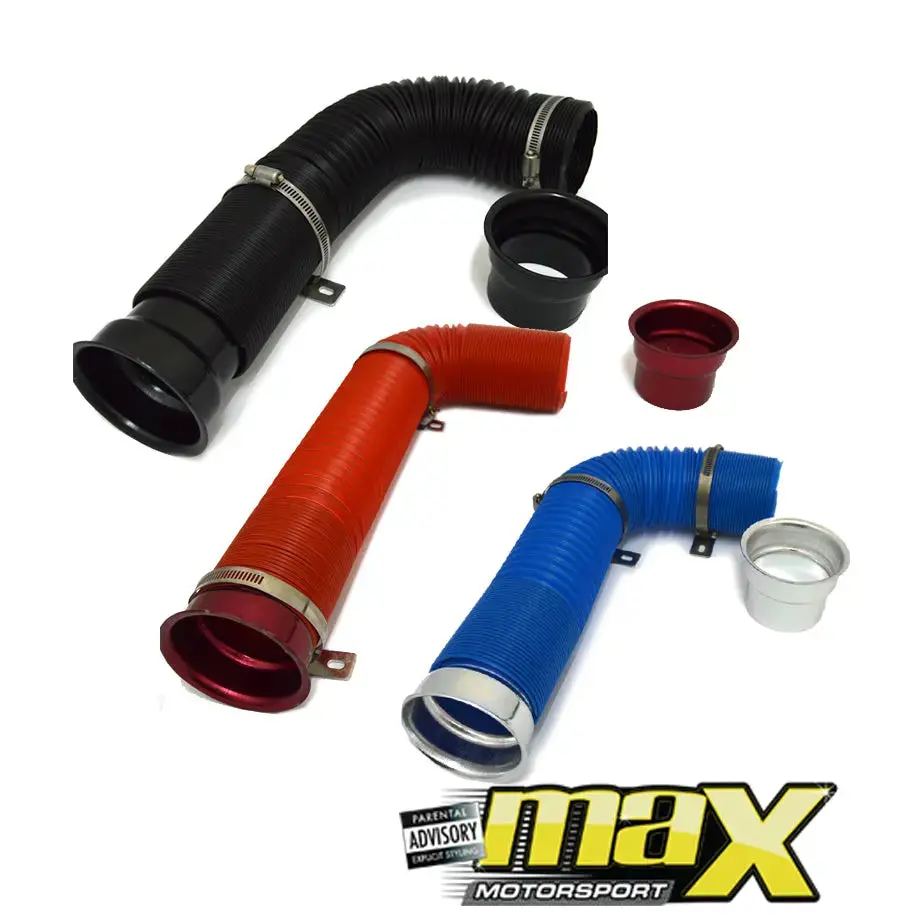 Flexible Air Intake Pipe Incl. Chrome Air Duct 1