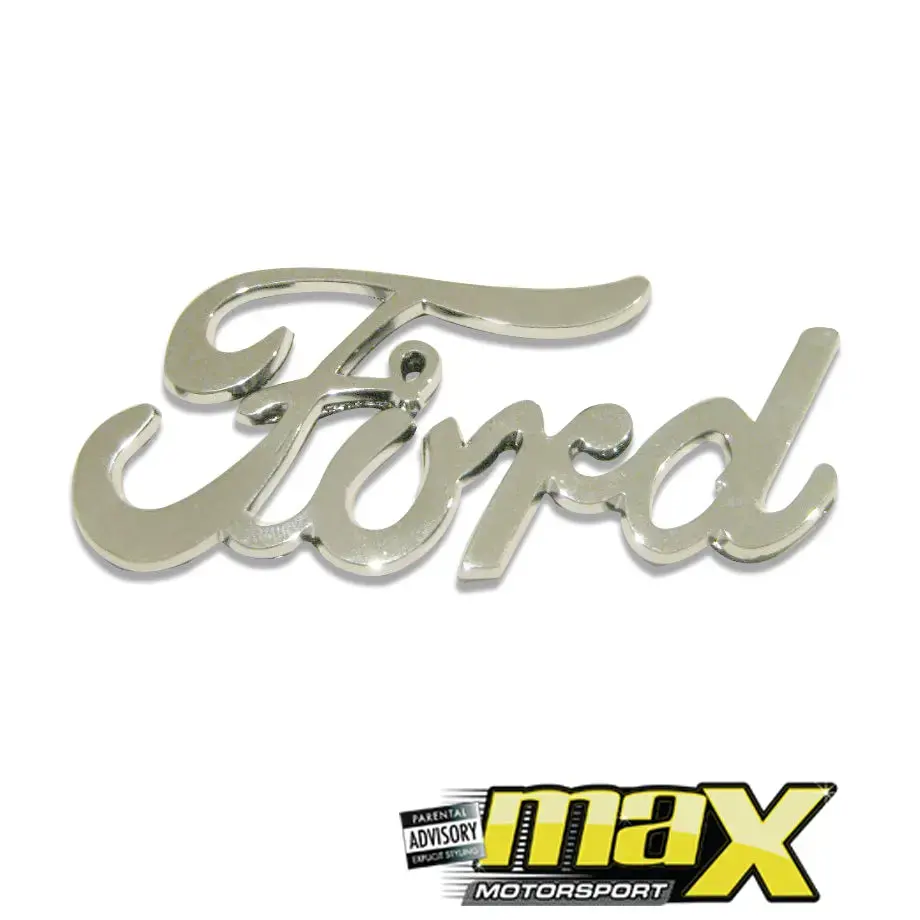 Ford Chrome Lettering Badge 1