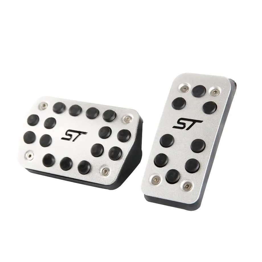 Ford Focus St Brushed Aluminum Foot Pedals (05-17) - Automatic 1