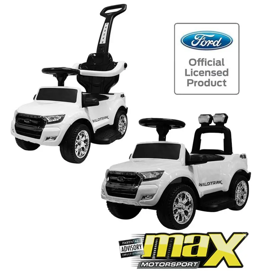 Ford Ranger T7 Kids Push Along Ride On Car With Push Bar 1