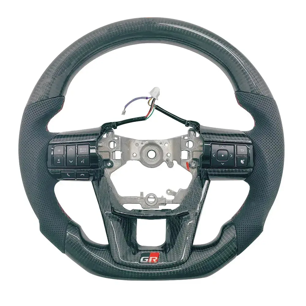 Toyota Hilux / Fortuner Genuine Carbon Fibre Gr Sport Style Steering Wheel 1