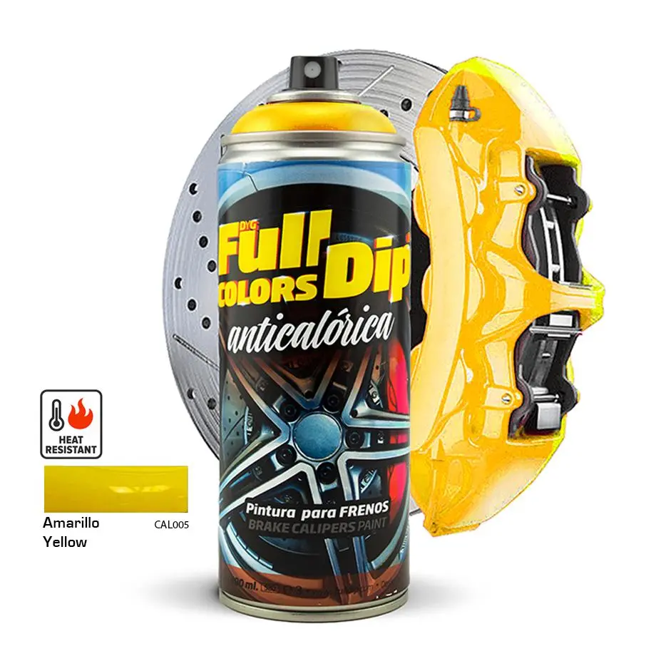 Full Dip High Heat Caliper Paint 400Ml - Amarillo Yellow 1