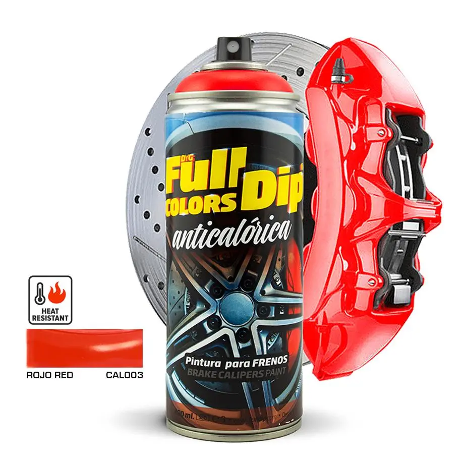 Full Dip High Heat Caliper Paint 400Ml - Rojo Red 1