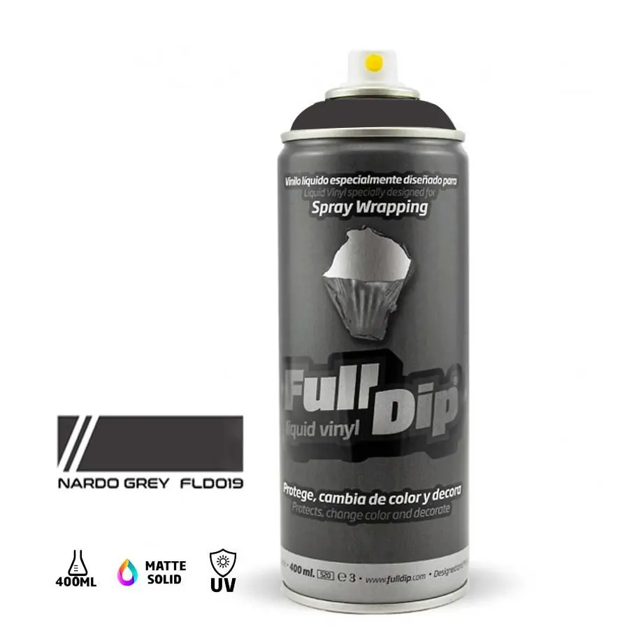 Full Dip Liquid Vinyl Spray Paint 400Ml - Nardo Grey 1