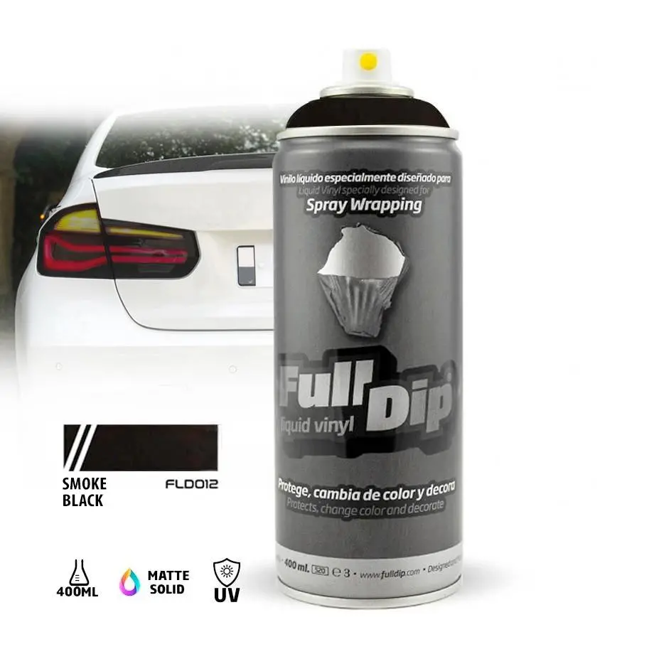 Full Dip Smoke Tint Spray Paint 400Ml - Smoke Black 1