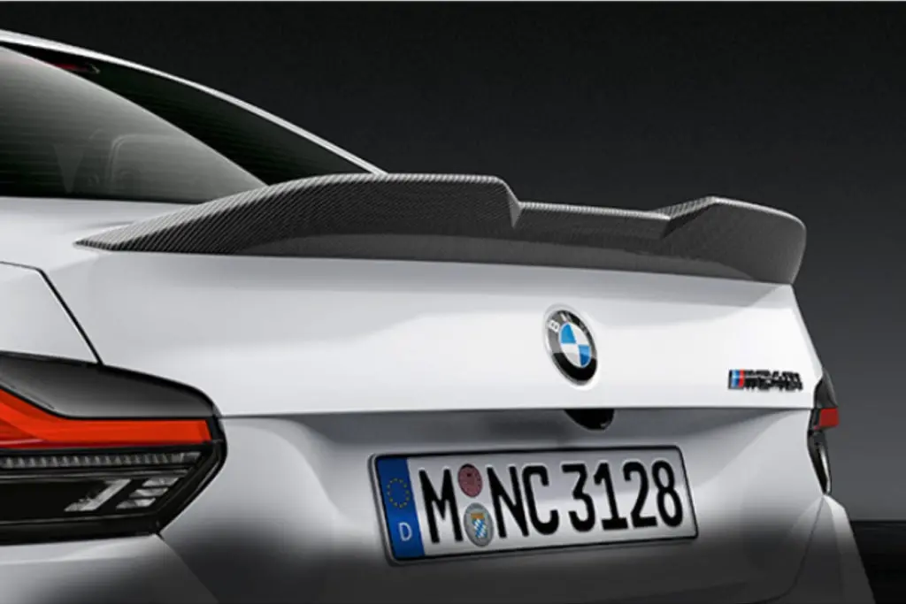 Bmw M Performance G87 M2 / G42 2-Series M240i Carbon Fiber Trunk Spoiler 1