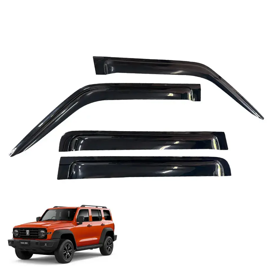Gwm Tank 300 (24-On) Gloss Black Windshield (4-Piece) 1