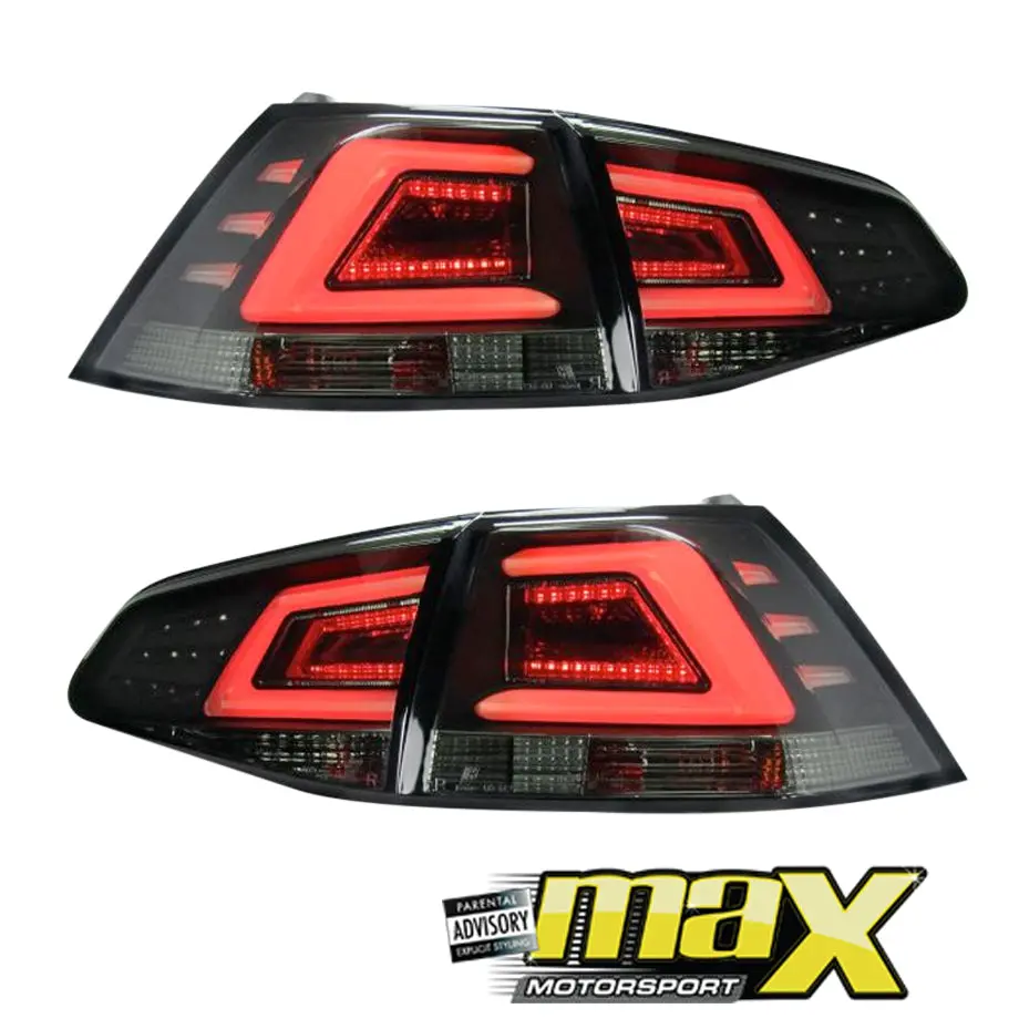 Vw Golf 7 Smoked Led Bar Type Taillights 1