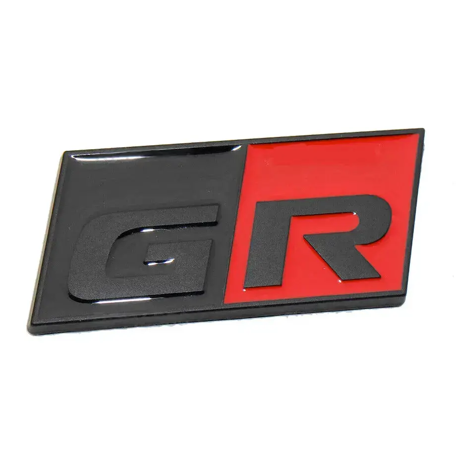 Gr Gazoo Racing Rectangle - Black & Red 1