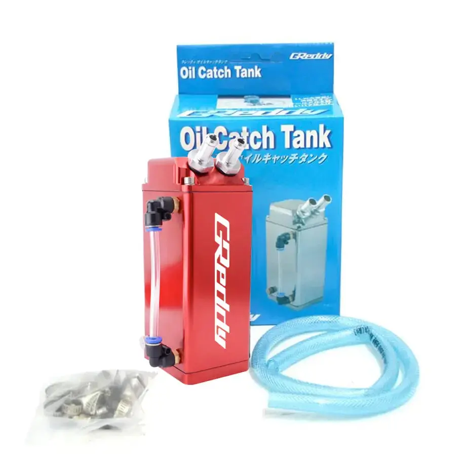 Greddy Oil Catch Tank - Red 1
