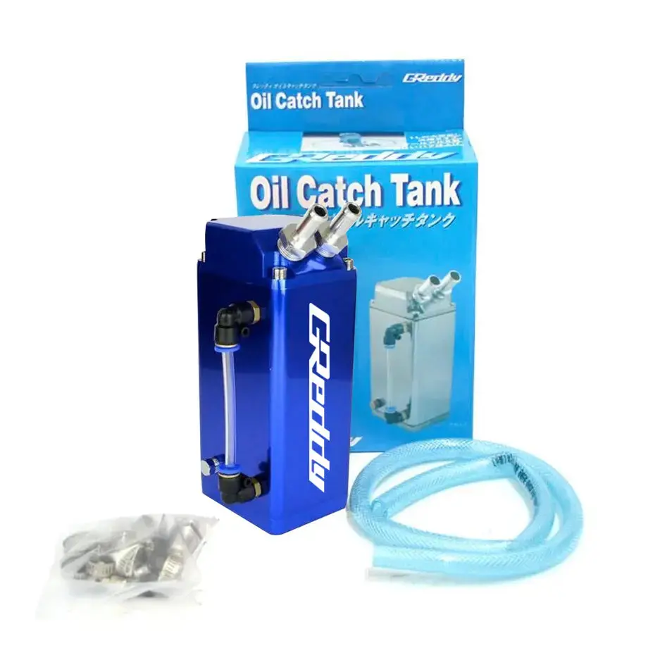 Greddy Oil Catch Tank - Blue 1