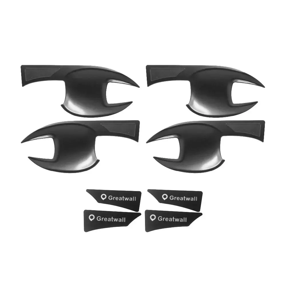 Gwm P Series (21-On) Matte Black 4-Piece Door Cup Covers 1